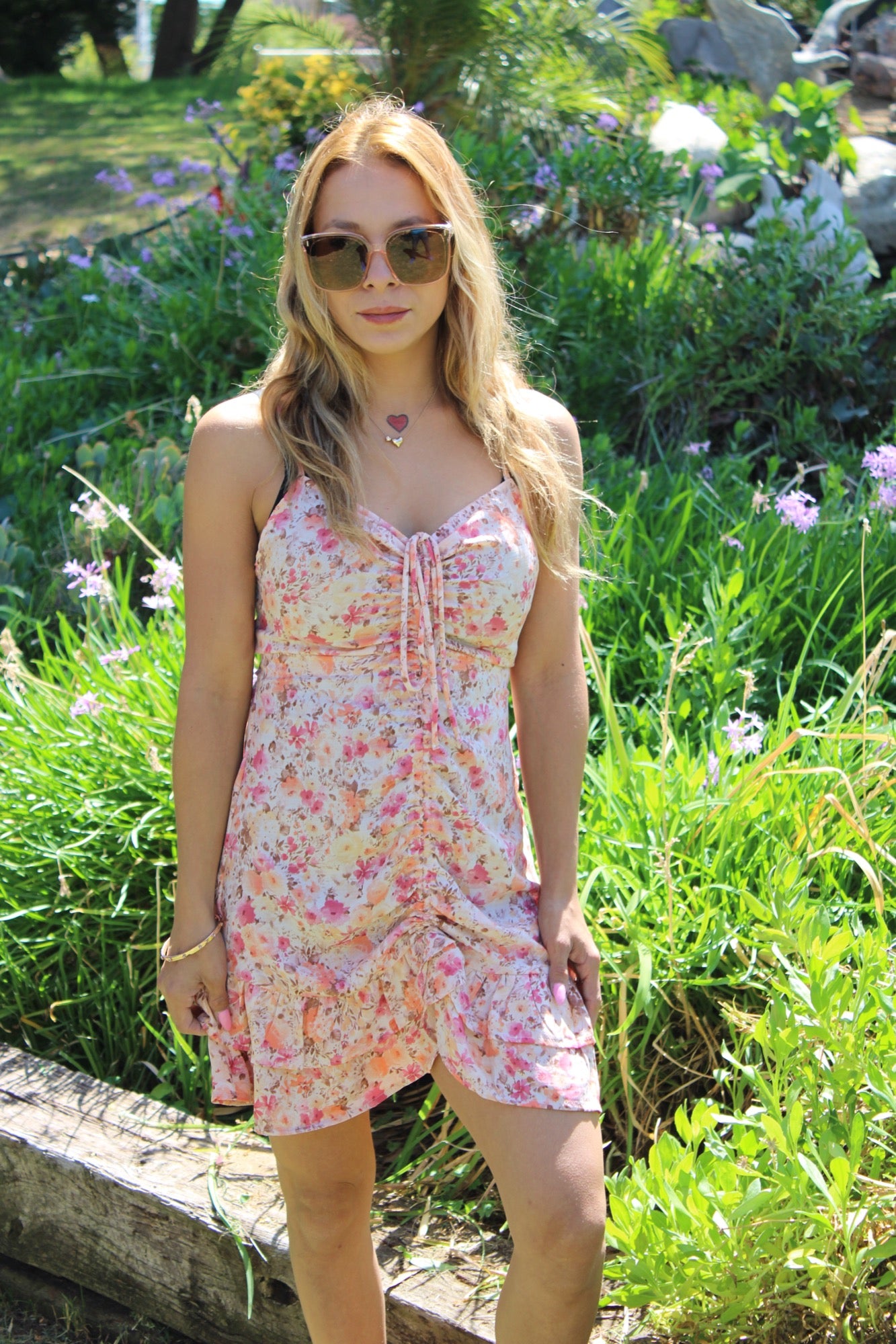 honey pink dress Honey Pink Maxi Dress - US 10