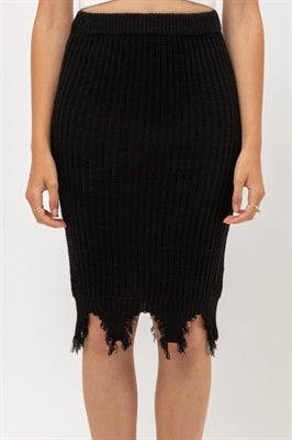 Ivory Knit Skirt