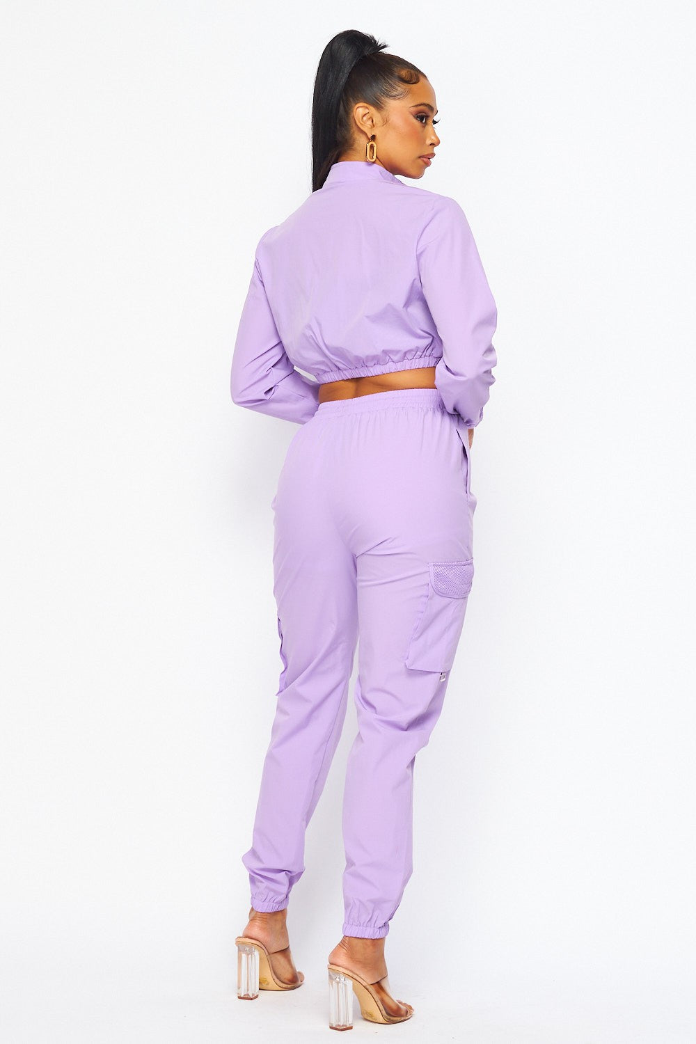 Jumpsuit Set Purple