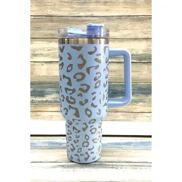 Leopard Stainless Steel Tumblers Cup 40oz