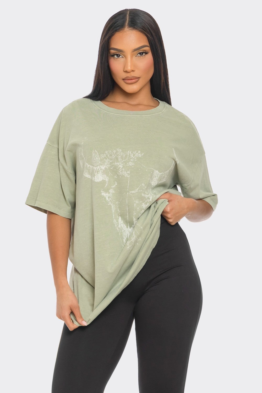 Cow Skull Tee For Women