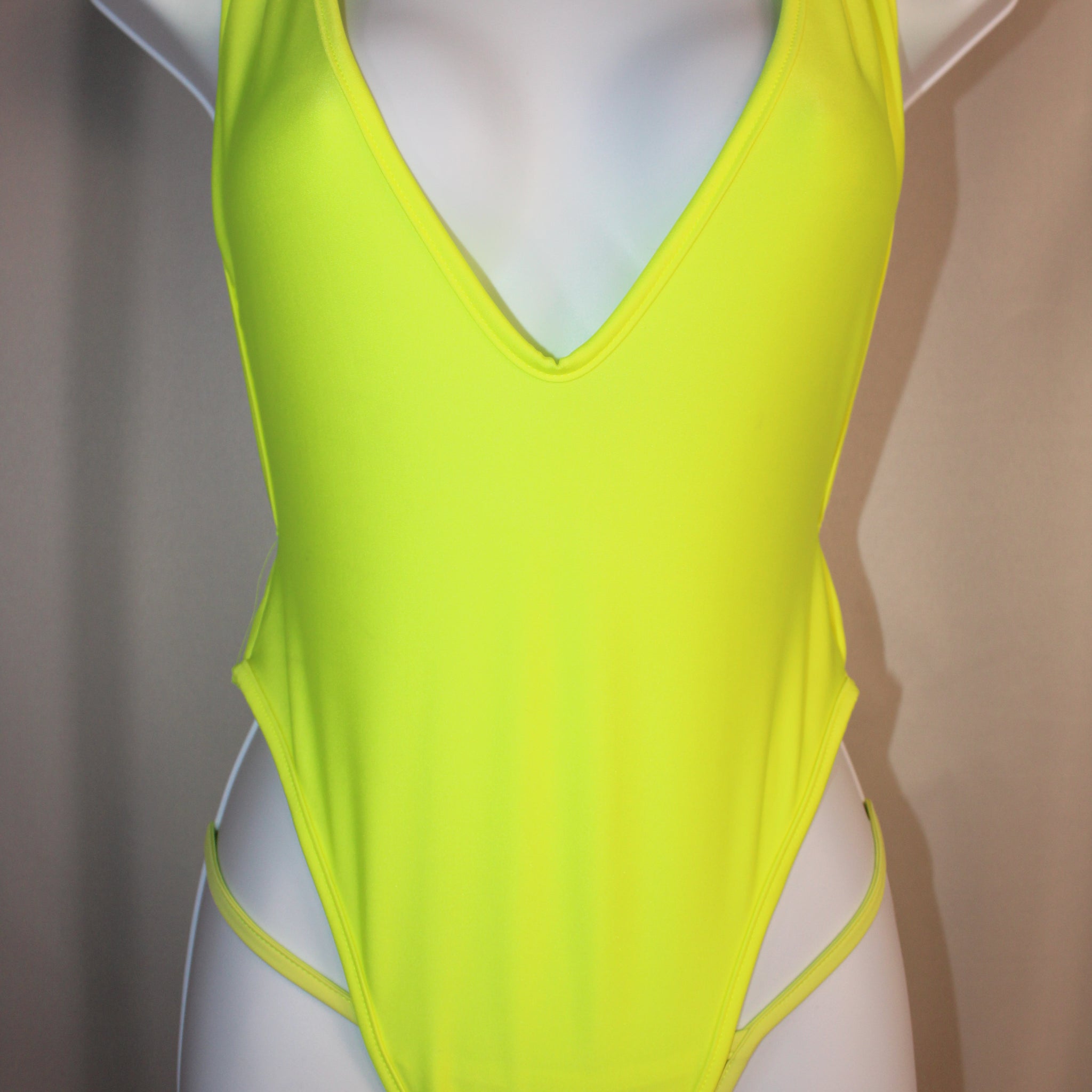 One Piece Bodysuit Lime Green