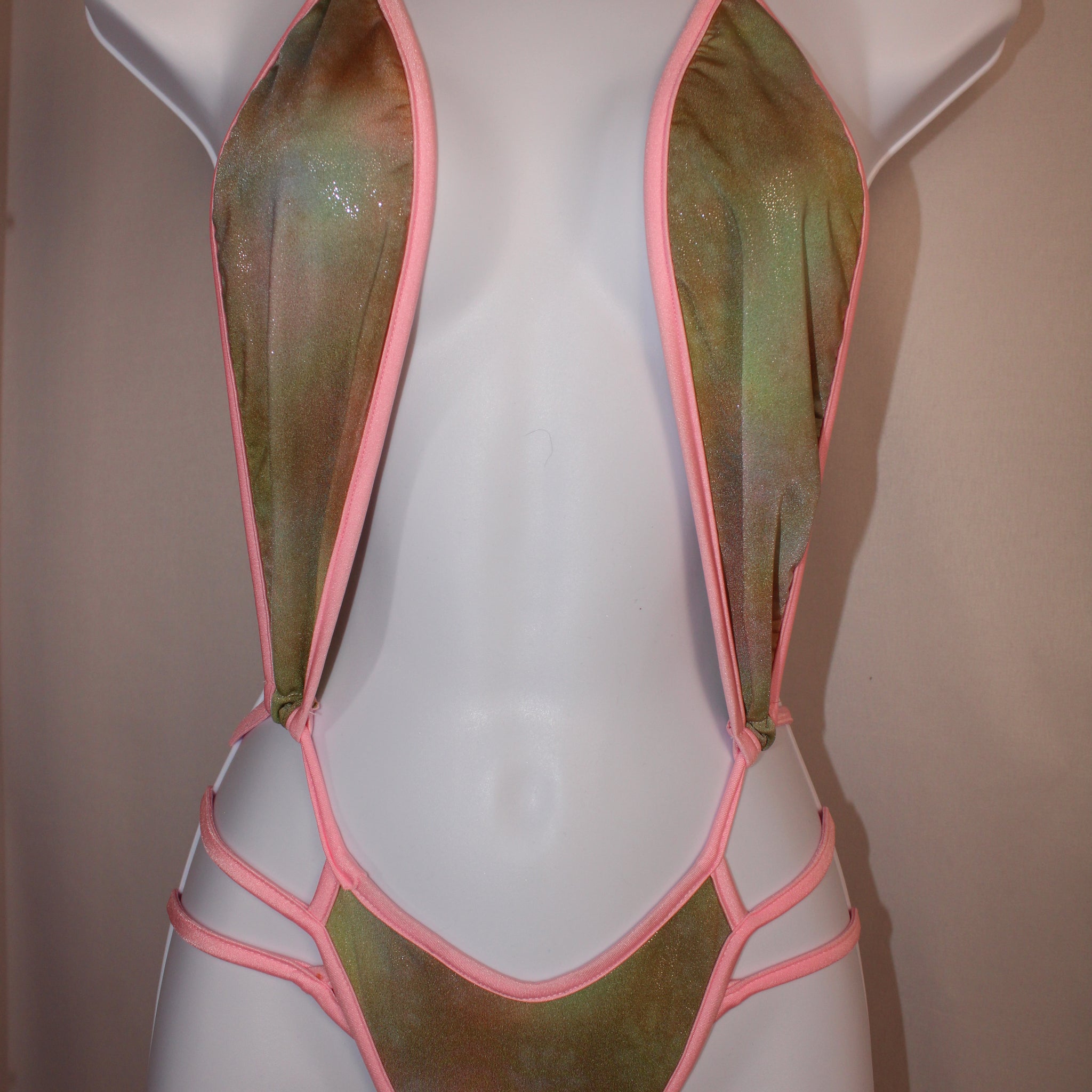 Pink Trim Bodysuit