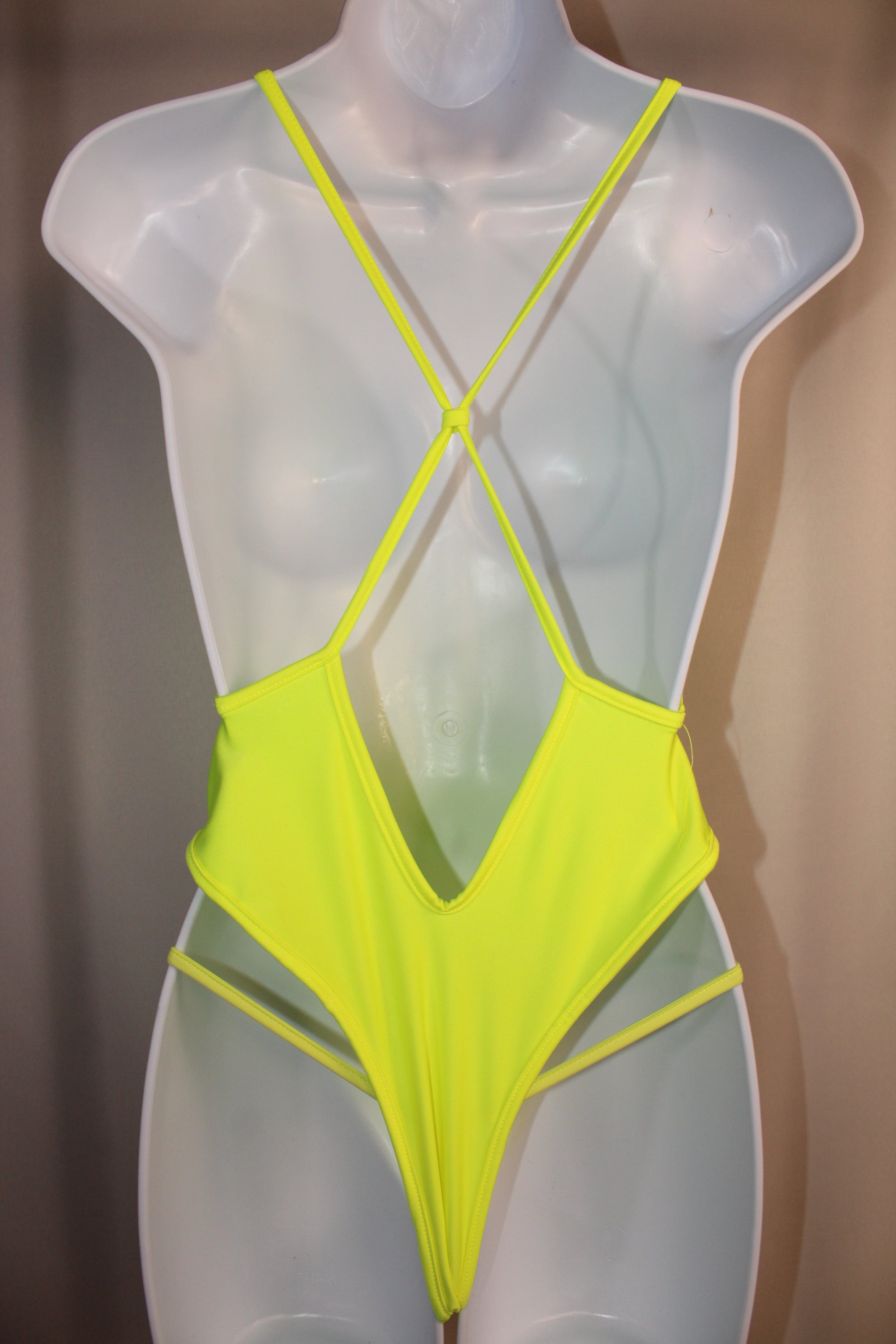 One Piece Bodysuit Lime Green