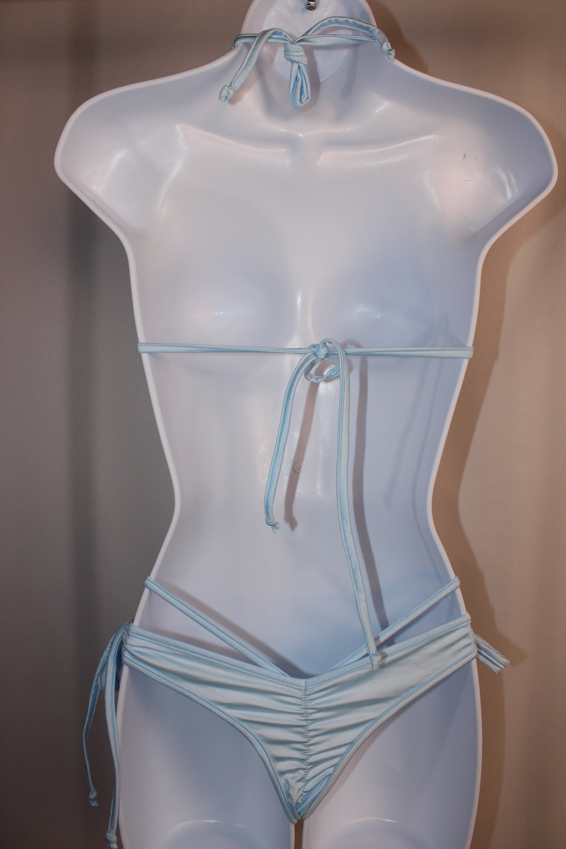 Blue Bikini Dancewear Outfit