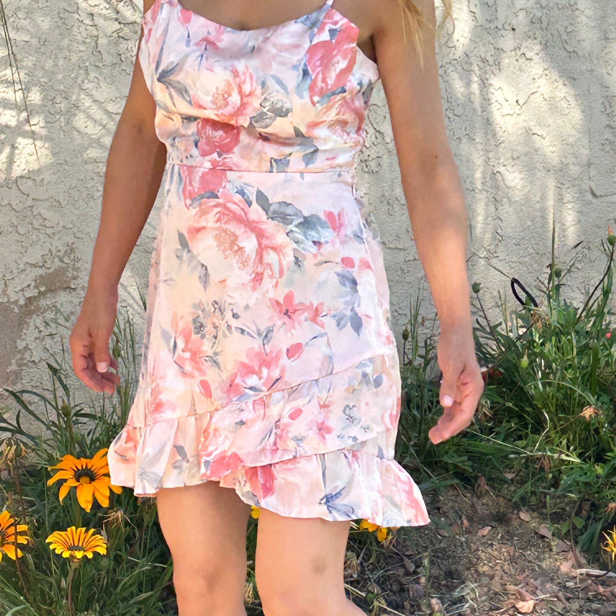 Floral Ruffle Dress