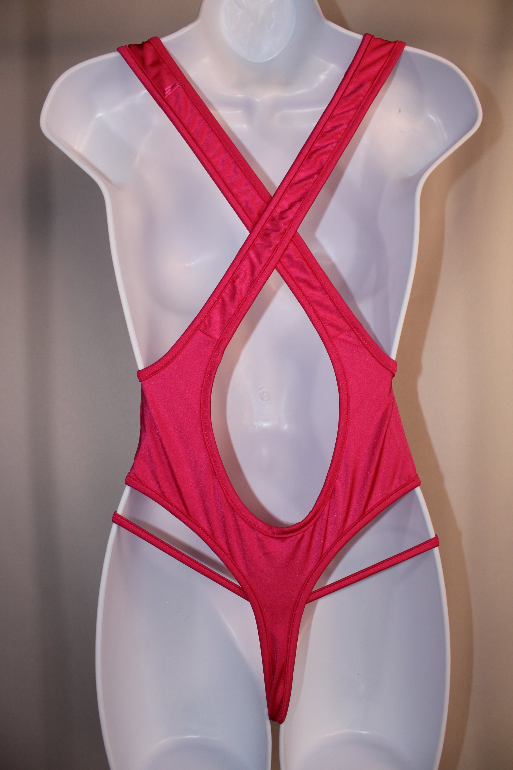 One Piece with Criss Cross Back