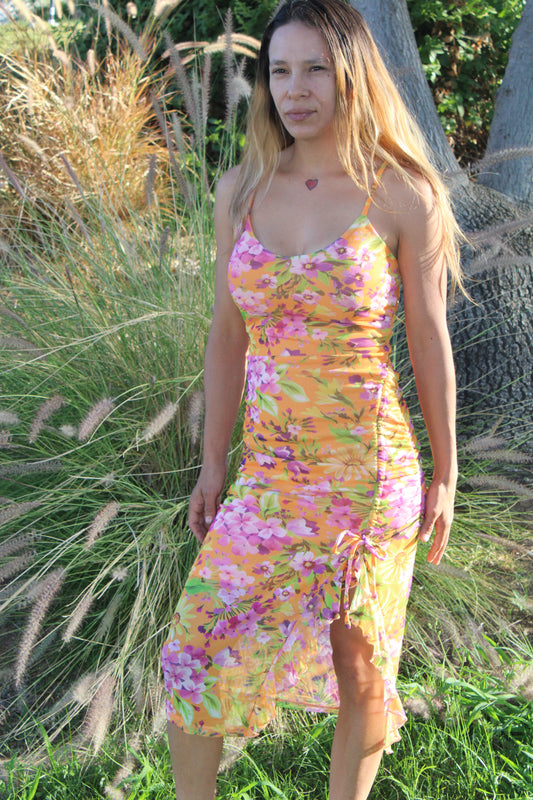 Monet Morongo Ruffle Dress