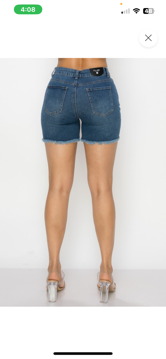 Tiara Distressed Shorts