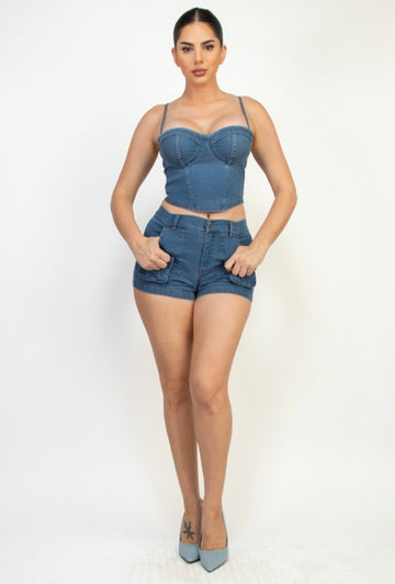 Posh denim Shorts