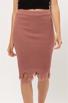 Ivory Knit Skirt